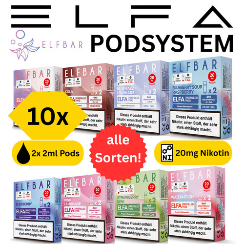 10x elfa pods elfbar - 10x,