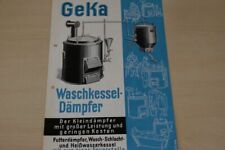 201077) Geka - Waschkessel-Dämpfer - Prospekt 03/1937