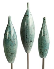 Spitzen aus Keramik seegrün