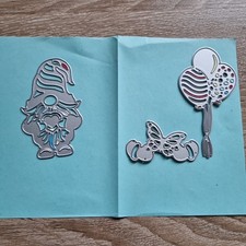 Prägeschablonen Stanzvorlage Stanzschablone Cutting Dies  Wichtel 3 Teile