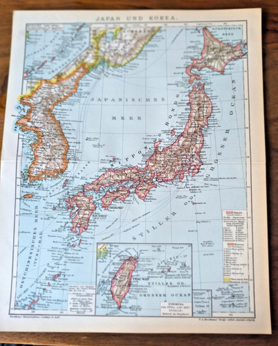 Histor landkarte 1893 japan - histor., "