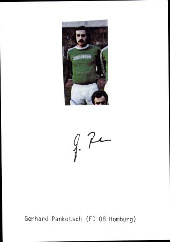 Autogramm fußballer gerhard - fußballer,