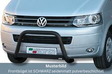 Frontbügel Edelstahl SCHWARZ für VW T5 2010 - Ø63mm mit Gutachten