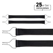 25 er Set Gummispanngurt mit 2 Haken Rollcontainer Transportwagen Spanngurt