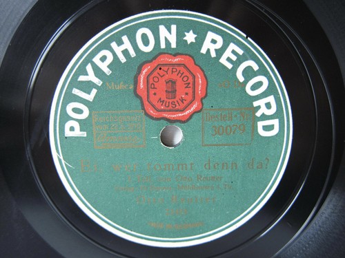 78rpm otto reutter - ei,, wer
