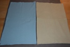 2 St. leichte Decken WOHNWOHL 186 x 132 cm BW Kachelform - wie NEU Bettüberwurf