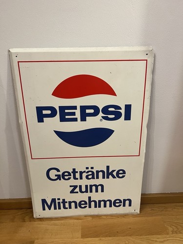 Schild cola pepsi - pepsi, getränke