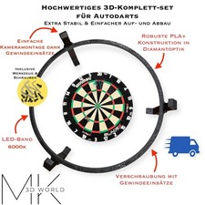 Autodarts LED-Ring Komplettsystem inkl. Kameras OV9732 100° 2M & LED Band