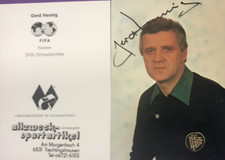 Autogramm Gerd HENNIG FIFA