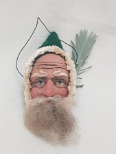 Alter Weihnachtsmannkopf Masse Christbaum Weihnachtsbaum Schmuck Santa Claus 