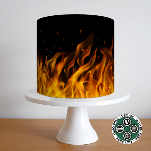 Feuer tortenband party - tortenband,