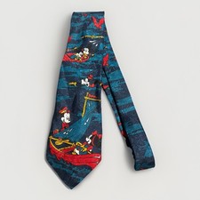 Disney Tie Mickey Minnie Boat
