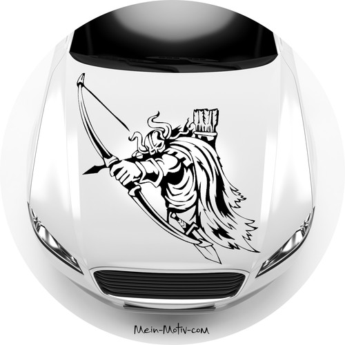 Aufkleber wikinger - aufkleber,