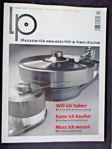 Hifi vinyl rega - lp, 2/07,