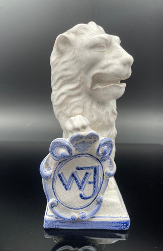 Keramikfigur skulptur löwe - keramikfigur,