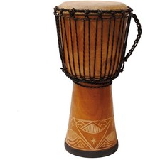Djembe Terré Carved 50 cm Trommel Percussion NEU