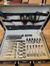 BESTECKKOFFER Solingen Profiline Messerset Steakbesteck  Scheren Wetzstahl