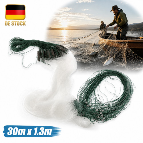 Fischernetz wurfnetz 3x30m - wurfnetz, 1.3x30m