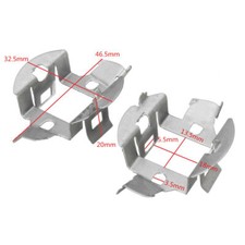 2x H7 HID LED Auto Birne Halter Lampenfassung Clip Adapter Für Benz Audi BMW