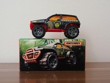 MATCHBOX Front Line 4x4 Burger King OVP Schwarz/Rot mit Schlangensticker "1"