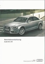 AUDI A4 / S4 / A4 S4 AVANT / A4 allroad quattro 2014 2015 Betriebsanleitung BA