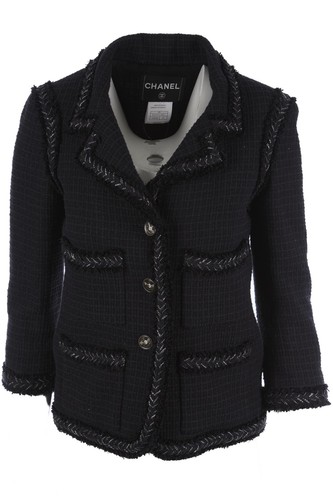 Chanel blazer schwarz 2008 - chanel,