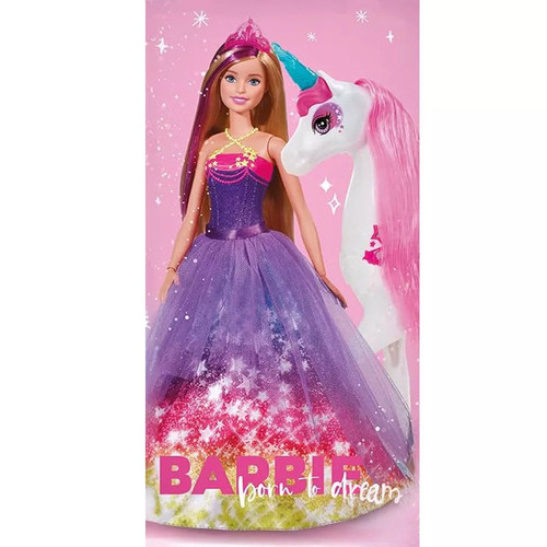 Barbie badetuch 70x140cm - badetuch,