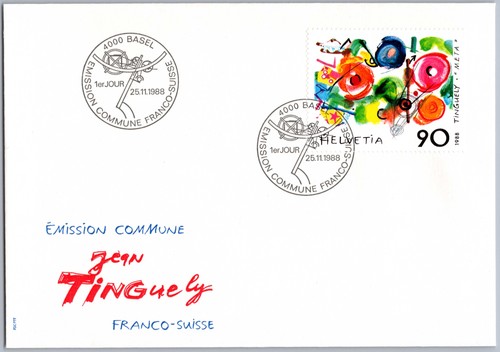 Schweiz fdc basel 1988 jean - schweiz,