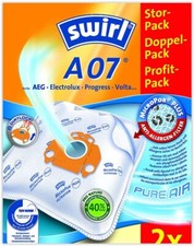 8 Original Swirl A07 (A 07) Filterbeutel +1 Mikrofilter