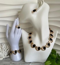 Luxus Schmuck Gold & schwarze