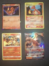 Pokemonkarten Deutsch Glumanda Entwicklungsreihe