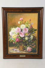 Q40T19- Kunstdruck Summer Roses nach Albert Williams gerahmt