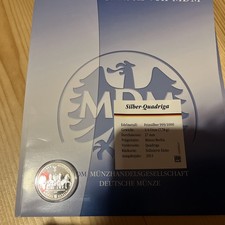 QUADRIGA BERLIN / BRANDENBURGER TOR 2013 - 999 SILBER - MEDAILLE - SILBERBARREN