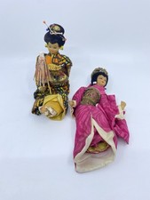 2x Antik Asiatisch Japanische