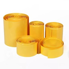 Gelbe PVC-Schrumpfschlauch