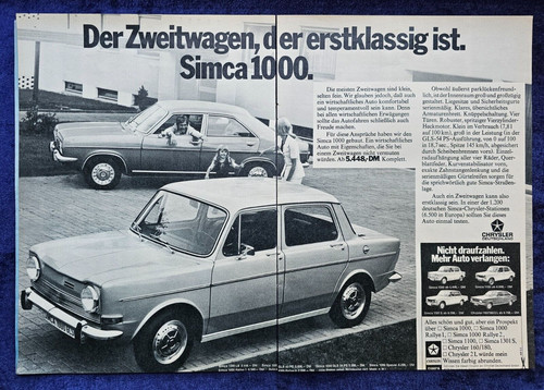 Simca 1000 und - und,
