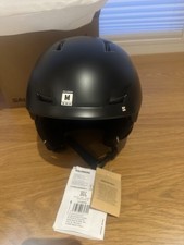 Salomon Skihelm Schwarz Matt