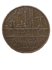 Münze Frankreich 1976 10