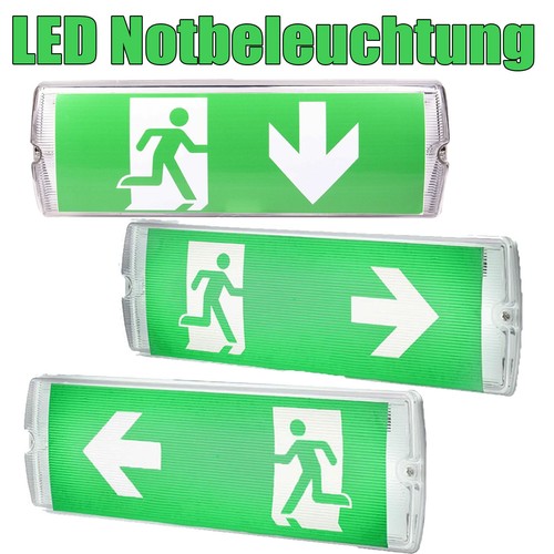 Led schild notausgang - schild,