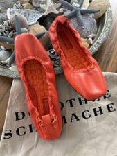 Dorothee Schumacher Leder Ballerina korallenrot Gr.39 NEU