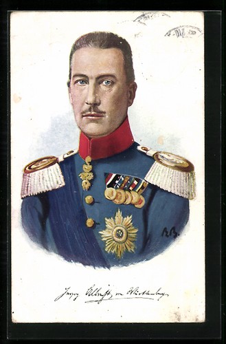 Künstler herzog albrecht - künstler-ak,