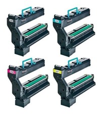 4 x Toner Cartridges für Minolta Konica MagiColor 5430 5430DL - XXL SET