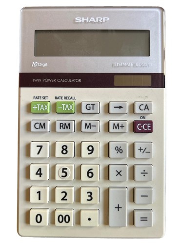 Sharp 334t taschenrechner - sharp, el-334t