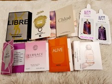 8 orig. Duftproben Damen u.a. Designerdüfte v. YSL, Gaultier, Mugler, Versace 