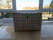 Overbeck & Friends Kiste bunt Box mit Deckel Rice ca. 40 x 26 x 35 cm