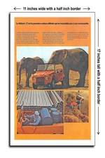 1974 Citroen Mehari - 11x17