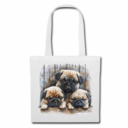 Tasche beutel mops - mops, hunderasse