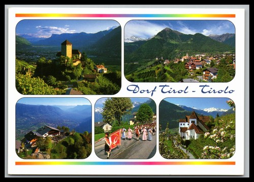 Ansichtskarte dorf tirol bei - tirol,