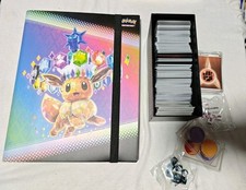 Pokemon Sammlung ca. 625 Karten Zubehör + Ordner + Energie Packs + XXL Karte