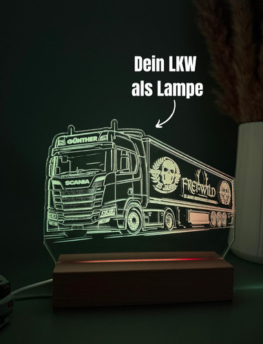 Lkw deko lampe - lkw,